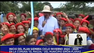 Pdte. Maduro lidera el inicio del Plan de Siembra Ciclo Invierno 2024-2025 en la Comuna 