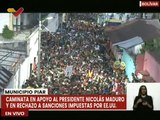 Bolívar | Habitantes del mcpio. Piar marchan en respaldo al Pdte. Nicolás Maduro