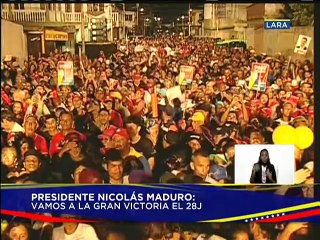 Presidente Nicolás Maduro realiza encuentro con el pueblo del estado Lara