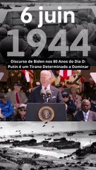 Discurso de Biden nos 80 Anos do Dia D: 'Putin é um Tirano Determinado a Dominar