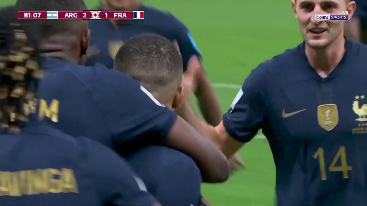 الشوط الثاني مباراة الارجنتين وفرنسا نهائي كأس...