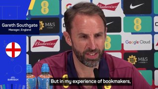 Southgate rubbishes England's 'favourites' tag