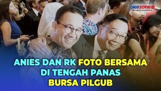 Anies Baswedan Foto Bareng Ridwan Kamil di Tengah Panas Bursa Bacagub Jakarta