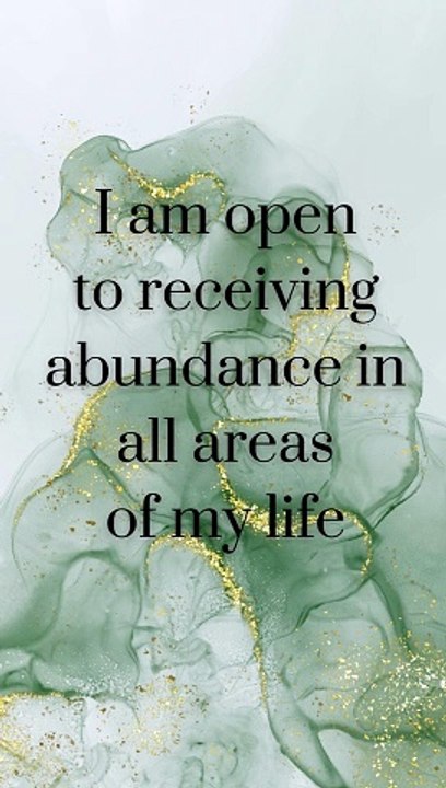 Prosperity Affirmations