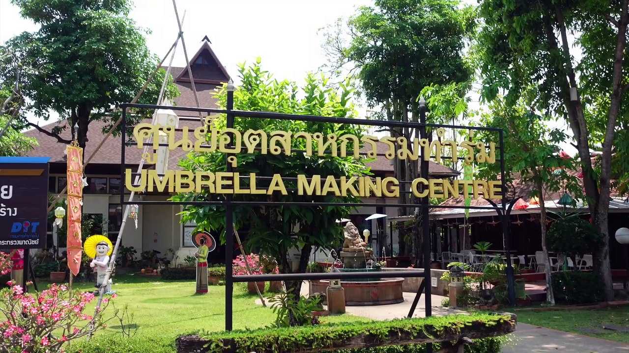 Bo Sang, das Sonnenschirm-Dorf. #schirm #schirme #papierschierme #lackschirme #asien #chiangmai