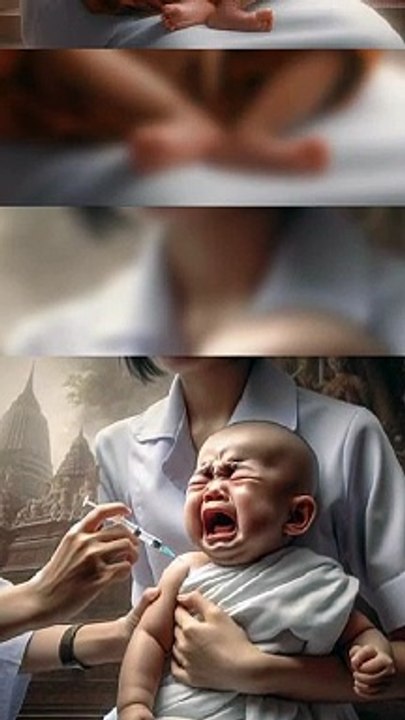cute baby girl and boy hospital