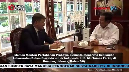 Download Video: Menhan Prabowo Terima Kunjungan Dubes Slovakia Bahas Kolaborasi Bidang Pertahanan