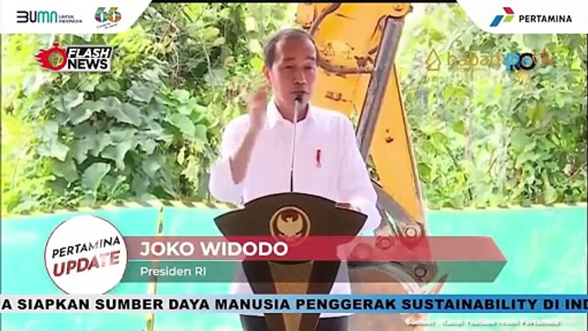 Presiden Joko Widodo Letakkan Batu Pertama Pembangunan Nusantara Sustainability Hub di IKN