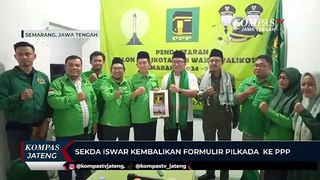 Sekda Iswar Kembalikan Formulir Pilkada ke PPP