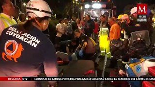 Un trolebús de la línea 12 atropelló a un peatón en la Ciudad de México