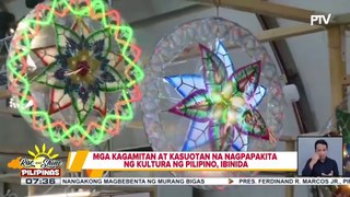 Mga talento at produkto ng mga Filipino artisan, ibinida sa LIKHA Program; Mga kagamitan at kasuotan na nagpapakita ng kultura ng mga Pilipino, ibinida
