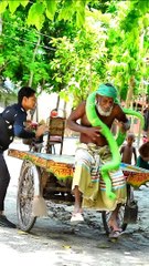 KING COBRA SNAKE PRANK ON Public Part 4!  EMTIAZ BHUYAN |  funny video