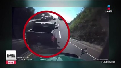 Así fue otro intento de asalto a un tráiler en el Arco Norte, en Hidalgo