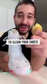 Shoe Cleaning Hacks!   Save your money and clean your shoes naturally..  .....#lifehacks #diy #howto #shoes #cleaning #cleaningtips #tipsandtricks #lifestyle #fashion