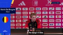 De Bruyne sobre su estado físico para la Euro: 