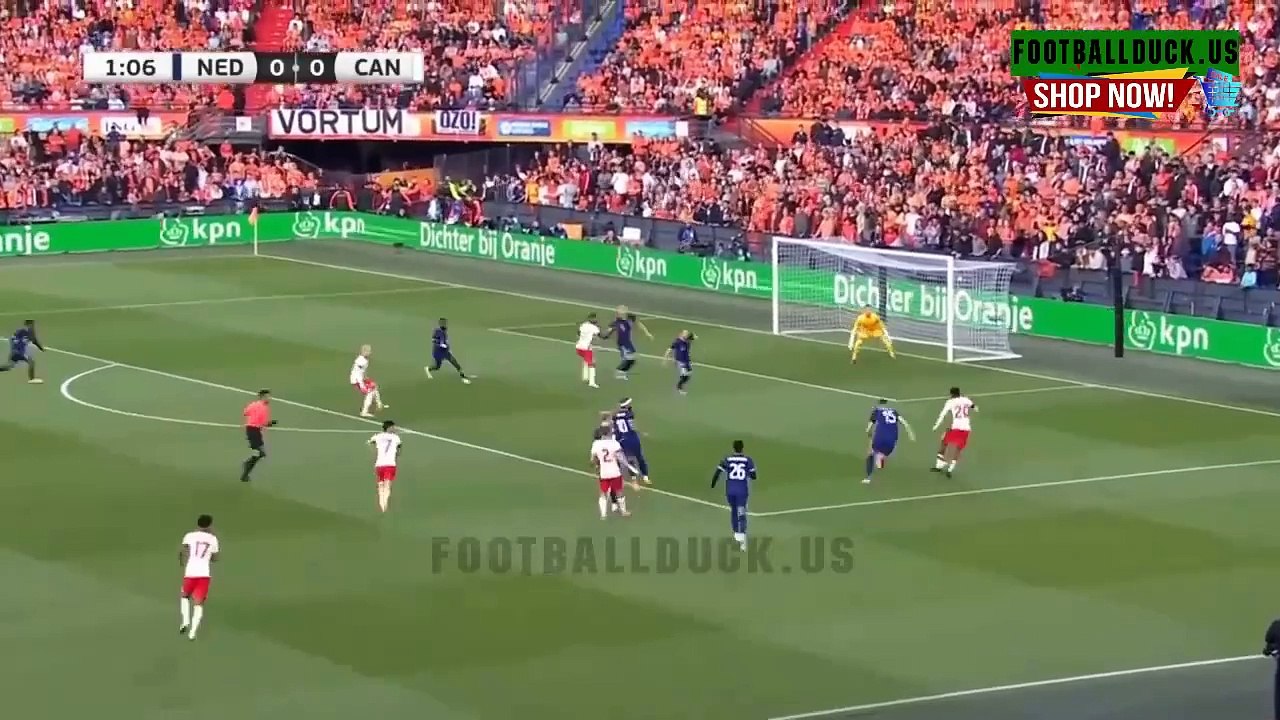 Netherlands vs Canada 4-0 All Goals Extended Highlights