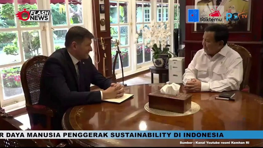 Bahas Penguatan Industri Pertahanan, Prabowo Terima Dubes Slovakia