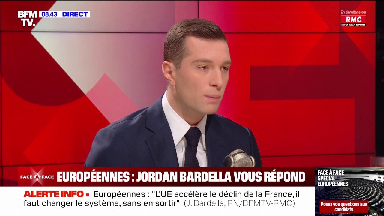 Envoi d'avions Mirage à l'Ukraine: pour Jordan Bardella, Emmanuel Macron se livre à "un jeu dangereux"