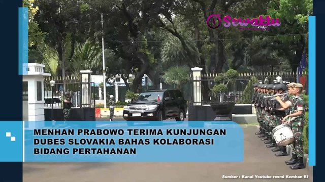 Bahas Kolaborasi Bidang Pertahanan Indonesia dan Slovakia, Menhan Prabowo Subianto Terima Kunjungan Dubes Tomas Ferko