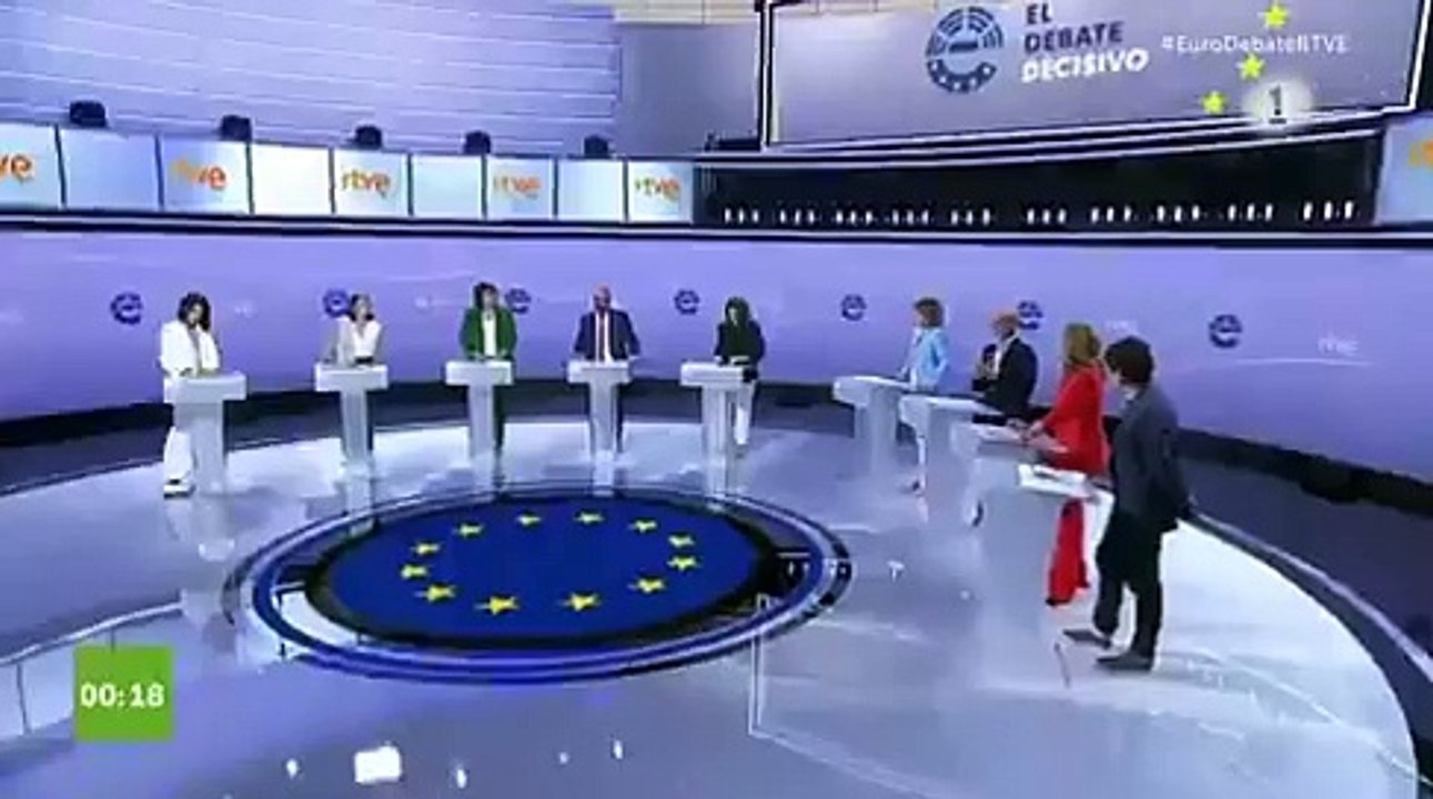 Irene Montero versus Jorge Buxade en el debate de RTVE