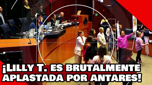 ¡VEAN! ¡Lilly Téllez es brutalmente aplastada por la valiente Antares por atacar con todo a AMLO!