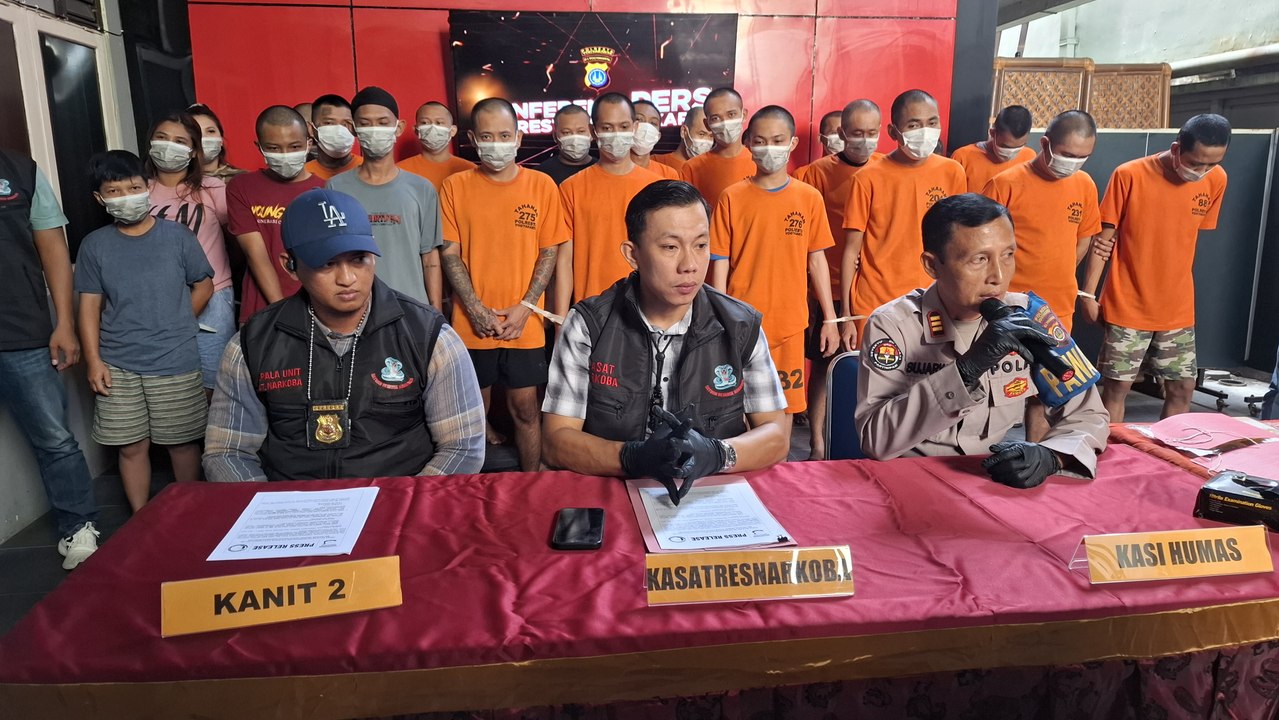 Polresta Yogyakarta Ungkap 24 Tersangka Kasus Penyalahgunaan Narkoba, Termuda 19 Tahun