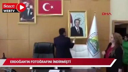 Erdoğan'ın fotoğrafını indirmişti: Soruşturma başlatıldı