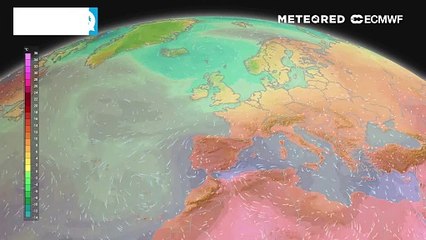Una masa de aire anormalmente fría se acerca a España