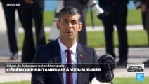 80 ans du D-DAY : Rishi Sunak rend hommage aux vétérans britanniques