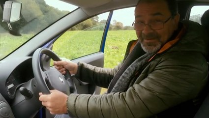 Moment man wrongfully imprisoned for 17 years drives for first time after release