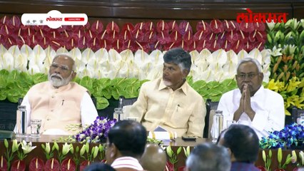 मोदी, नितिशकुमार, चंद्राबाबूंची उपस्थिती, गडकरींनी छोटेखानी भाषणात काय सांगितलं-