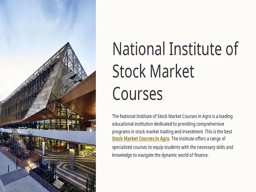 Stock Market Courses in Agra