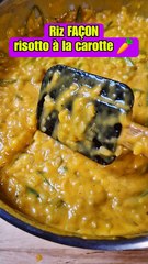 Riz FAÇON risotto à la carotte