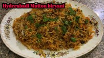 Hyderabadi mutton biryani | mutton biryani | kacchi akhni ki mutton biryani