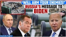 Putin and Medvedev Threaten to Supply Arms to US’ Enemies Amid Escalating Tensions in Ukraine