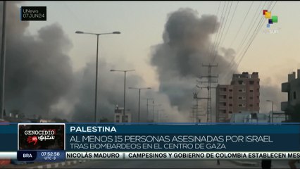 Nuevos ataques israelíes afectan el centro de Gaza