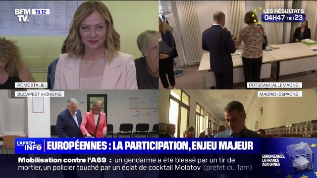Élections européennes: Giorgia Meloni, Olaf Scholz, Pedro Sánchez...les dirigeants européens ont voté