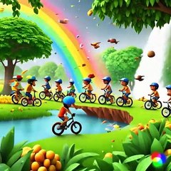 Kids Water Park Cyclic Play | Roma Diana Kids Play