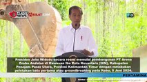 Presiden Jokowi Lakukan Groundbreaking PT Arena Graha Andalan di IKN