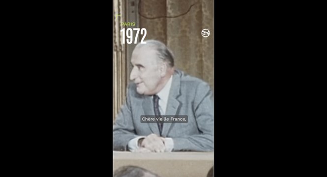 Paris, 1972 : Georges Pompidou annonce une révolution industrielle de sa Chère vieille France