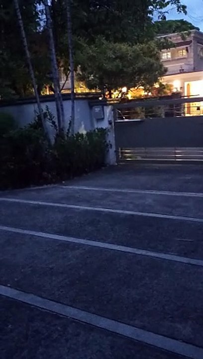 outside