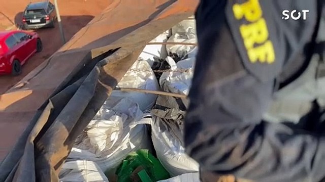 PRF apreende 1,5 tonelada de maconha em Alto Paraíso e supera 26 toneladas apreendidas em Guaíra