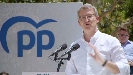 Feijóo carga contra Sánchez por "presumir" de la corrupción