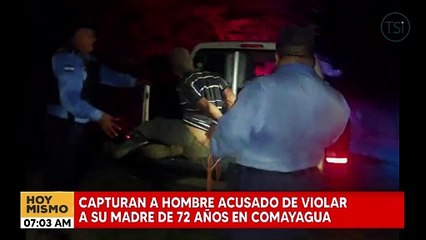 Capturan a hondureño por abusar de su madre de 72 años