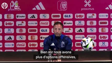 Belgique - Tedesco : "Mon travail est de convaincre les joueurs"