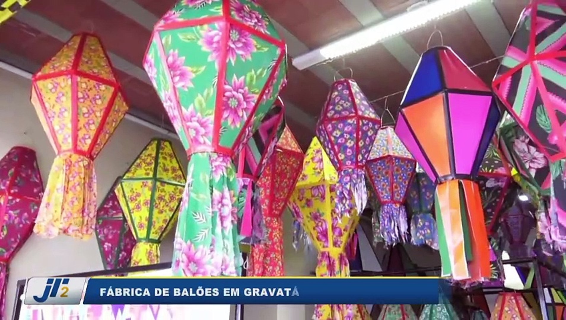 Fábrica de balões em Gravatá funciona o ano todo