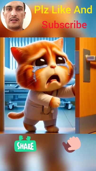 Injured Cat An Hospital | Cats Story #cats #cutecats #aicats #funnycats #animalscats #viralvideo