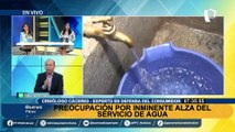Crisólogo Cáceres sobre alza de tarifas del servicio de agua: “No quiero pensar que hay un interés oculto detrás”