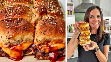 Homemade Arby’s Beef & Cheddar Sliders Recipe 🍔