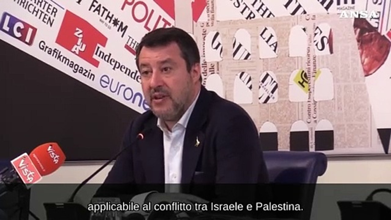 Ucraina, Salvini: "Non votero' invio armi se verranno usate per colpire territorio russo"